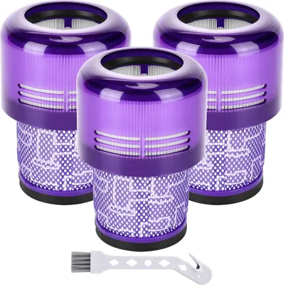 Produktbild von V11 V15 Filter für Dyson, 3 Stück Waschbar Ersatzfilter für Dyson V11 V15 SV14 SV22 Absolute Animal Detect Cyclone Extra Pro Torque Drive Akku Staubsauger # DY-970013-02 & 97001302