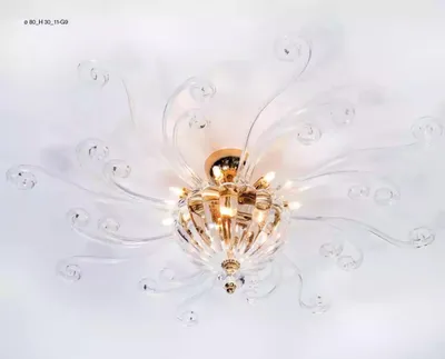 Obrázok produktu pre Stropná lampa luster krištáľová lampa luxusný stropný luster luster lampa