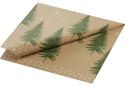 Zdjęcie produktu dla Serwetki higieniczne Duni Humble Trees 3-warstwowe 33 x 33 cm 250 szt