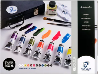 Produktbild von ROYAL TALENS Van Gogh Ölfarben-Starterbox XL 12 x 40 ml
