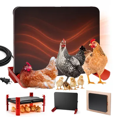 Heizplatte für Küken, 150 W, 20–80 °C, 2-in-1, 30x40 cm