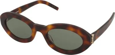 Produktbild von Saint Laurent Sonnenbrille SL M136 002 mit UV400 Schutz und austauschbaren Gläsern