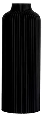 Produktbild von Dekovase Anouk XL 38cm Bodenvase Schwarz für Pampasgras und Trockenblumen