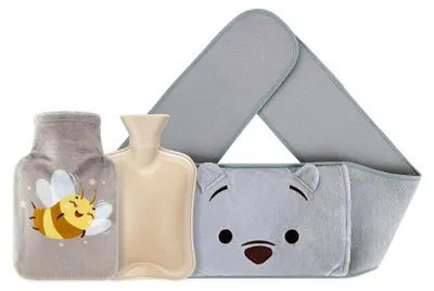 Produktbild von Wärmflaschengürtel mit flauschigem Bezug