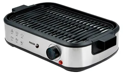 Produktbild von Fagor SmokeFree, Schwarz, Edelstahl, Freistehend, 1 Zone(n), Drehregler, 80 °C, 230 °C