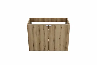 Produktbild von COMAD | Badmöbel-Set, Waschbeckenschrank + Hängeschrank, NOVA EICHE