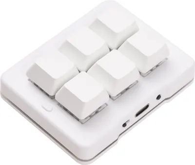 Produktbild von 6-Tasten-Tastatur, programmierbare Drei-Modus-2,4G/BT/kabelgebundene mechanische Tastatur