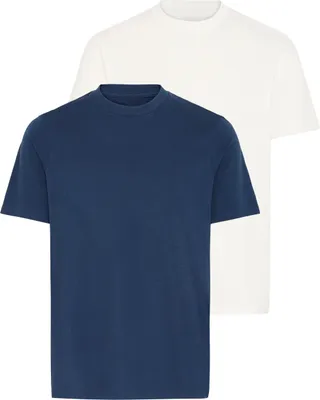 Produktbild von Blend BHIVO 2 pack Herren T-Shirt Kurzarm Shirt 100% Baumwolle regular fit