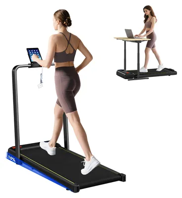 Immagine prodotto di SunvelloTapis Roulant Pieghevole con Inclinazione Regolabile, Velocità 1-10 km/h, Display LED e Telecomando, Nero