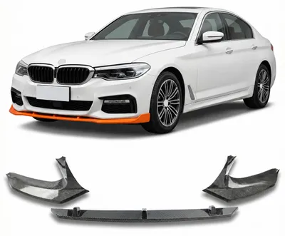 Produktbild von Frontspoilerlippe Carbon-Optik passend für BMW 5er G30 G31 2017-2020