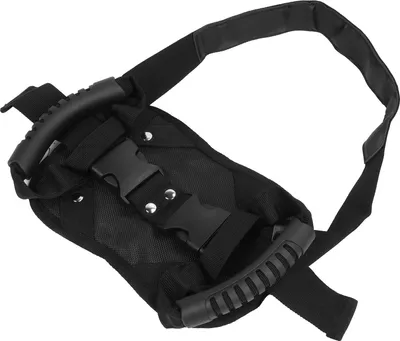 Image de Ceinture de sécurité moto noire Electromobile Poignée de sécurité arrière pour passager moto