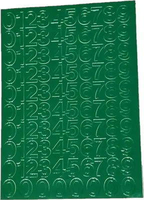 Image de Lettres et chiffres autocollants