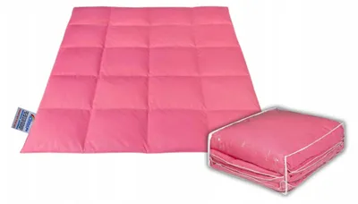Produktbild von Wilpol bis Daunenbettdecke Ganzjährig 155x200 cm Rosa