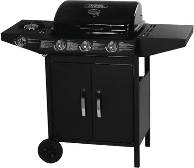 Obrázek produktu pro Plynový gril Festa 4" - 4 hořáky včetně 1 bočního - 10,5 kW - černý