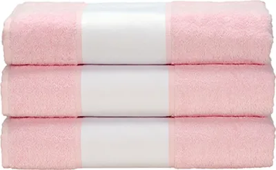 Immagine prodotto di A&R AR080 | Asciugamano SUBLI-Me®, 50 x 100 cm - Colore: Rosa - Dimensioni: 50 x 100 cm