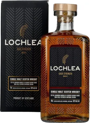 Produktbild von Lochlea CASK STRENGTH Single Malt Whisky Batch 1 60,1% Vol. 0,7l in Geschenkbox