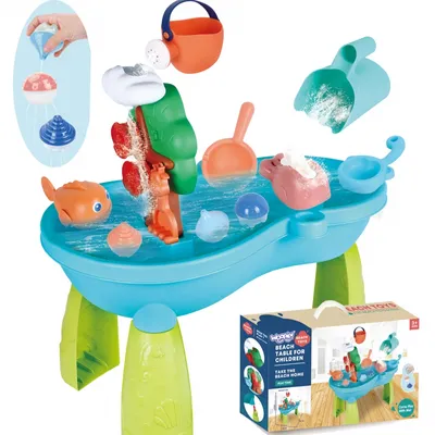 Produktbild von Woopie - WOOPIE Wassertisch 2in1 Sandkasten Wasserfall 10 ac.