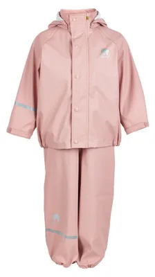 Produktbild von Regenanzug Basic Junior Polyesterrosa 2-teilig Größe 130