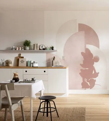 Obrázek produktu pro Komar netkaná fototapeta "Minnie Creative Aesthetic" - velikost: 250 x 280 cm (šířka x výška) - 5 panelů
