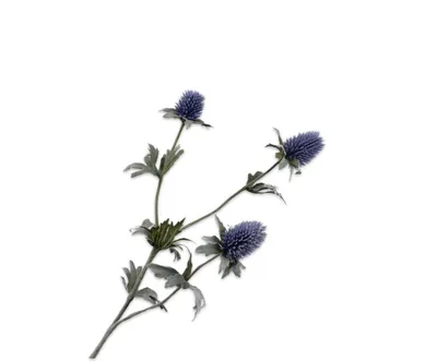 Produktbild von Silk-ka Kunstblume - Seidenblume Distelzweig Lila 78 cm