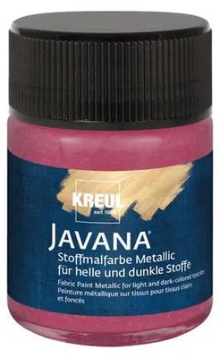Produktbild von KREUL Javana Stoffmalfarbe Metallic 50 ml - Metallic Gold
