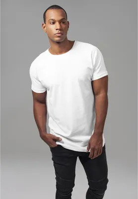 Immagine prodotto di Urban Classics - T-shirt lunga con risvolto bianco - 3XL