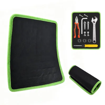 Magnetische Werkzeugmatte 32,5x24,5 cm, 72 Magnete, 12 kg Tragkraft, grün