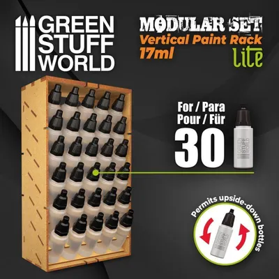 Produktbild von GreenStuffWorld Regal für 30 Paintdropper Flaschen