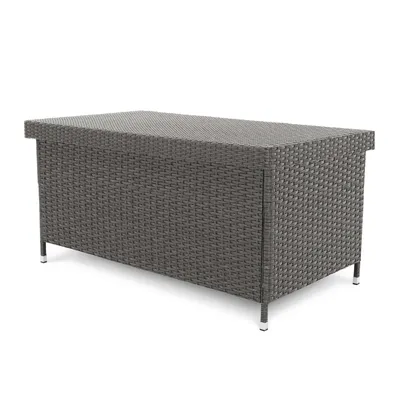 Produktbild von di volio Gartenbox NARO Auflagenbox Kissenbox Grau Wasserdicht 119x54x59
