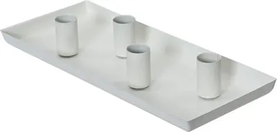 Produktbild von Kerzenhalter für 4 Stabkerzen - ca. 12 x 29 x 4 cm