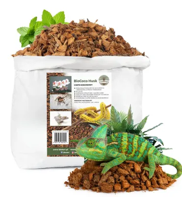 Imagen del producto de BioCoco, virutas de coco gigante, sustrato listo para usar, 200 litros, para terrarios