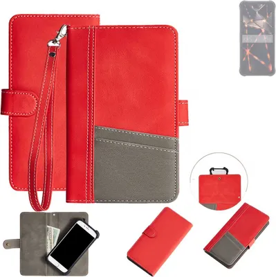 Produktbild von K-S-Trade Handy Schutzhülle für Cubot KingKong 8 Hülle Portemonnee Brieftasche Klapphülle Kartenfächer Flip Wallet Case Etui