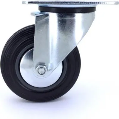 Produktbild von Roulette Gummi S/Plastik D100