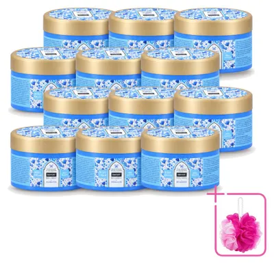 Imagen del producto de 12 unidades de crema corporal "Reawaken" de Sence Wellness, 200 ml cada una, en un pack económico