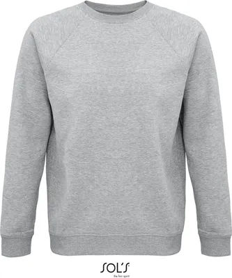 Produktbild von SOLs 03567 | Herren Sweat, Space Uni Sweatshirt - Farbe: Grey Melange - Größe: XXL