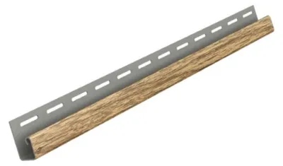 Produktbild von VILO Fronto SVP-15 - Universalprofil für Kunststoff Fassadenpaneele - J-Profil Siding Zubehör - 3,05 m - Honig-Eiche