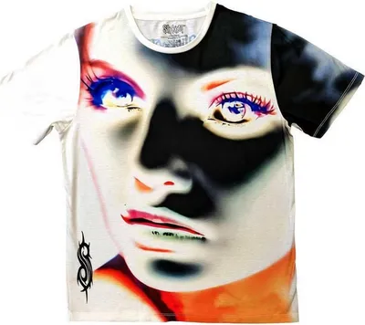 Image de Slipknot - "Adderall Face Inverted" T-shirt Homme/Femme Unie RO9378 (L) (Blanc)
