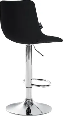 Produktbild von Barhocker HLO-CP264 Kunstleder chrom schwarz