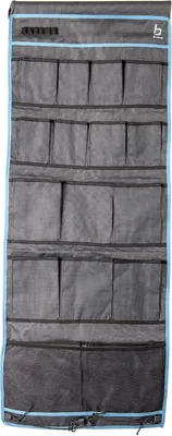 Zdjęcie produktu dla Organizer do przechowywania z wieloma przegródkami, idealny do kampera, przyczepy lub namiotu, wymiary: 123 x 48 cm
