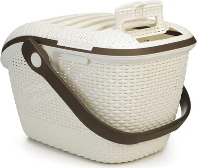 Produktbild von Curver Haustiertransportbox 51x38x33 cm Weiß 715087