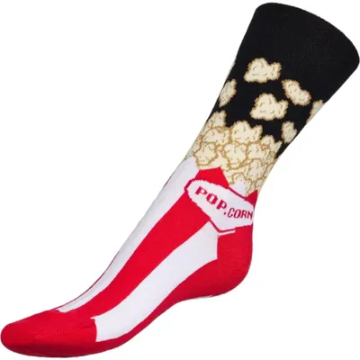 Produktbild von Popcorn-Socken - 39-42 - Rot,Weiß