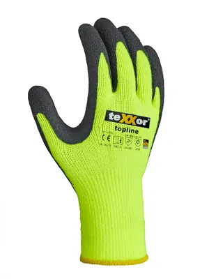 Produktbild von teXXor® Winterhandschuhe POLYACRYL 11, gelb/schwarz