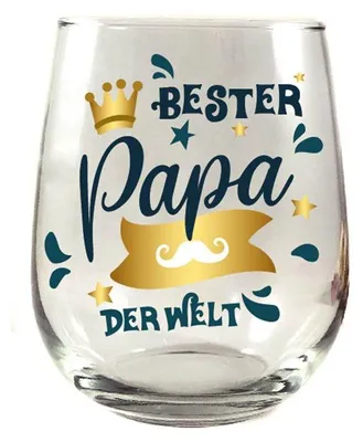 Produktbild von Whiskyglas, Wasserglas oder auch Weinglas mit Spruch - Bester Papa der Welt- GK