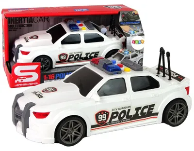 Immagine prodotto di Polizei-Sportwagen 1:16 White Sound