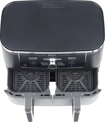 Produktbild von Frytownica Ninja AF400EU podwójna 9,5 l wolnostojąca 2470 W frytownica na gorące powietrze czarna