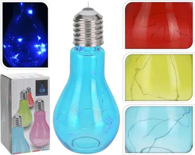 Produktbild von Lampe Glühbirnendesign H 19 cm
