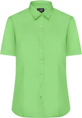Produktbild von Klassisches Shirt aus pflegeleichtem Mischgewebe lime-green, Gr. L