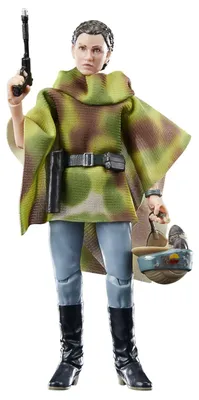 Imagen del producto de Figura Princesa Leia Endor Star Wars Return of the Jedi The Black Series Articulada 14 cms