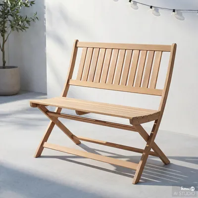 Produktbild von home24 Gartenbank - Akazie massiv