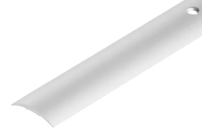 Zdjęcie produktu dla Profil progowy owalny aluminiowy 30mm Cezar Srebrny Mat 1,80m